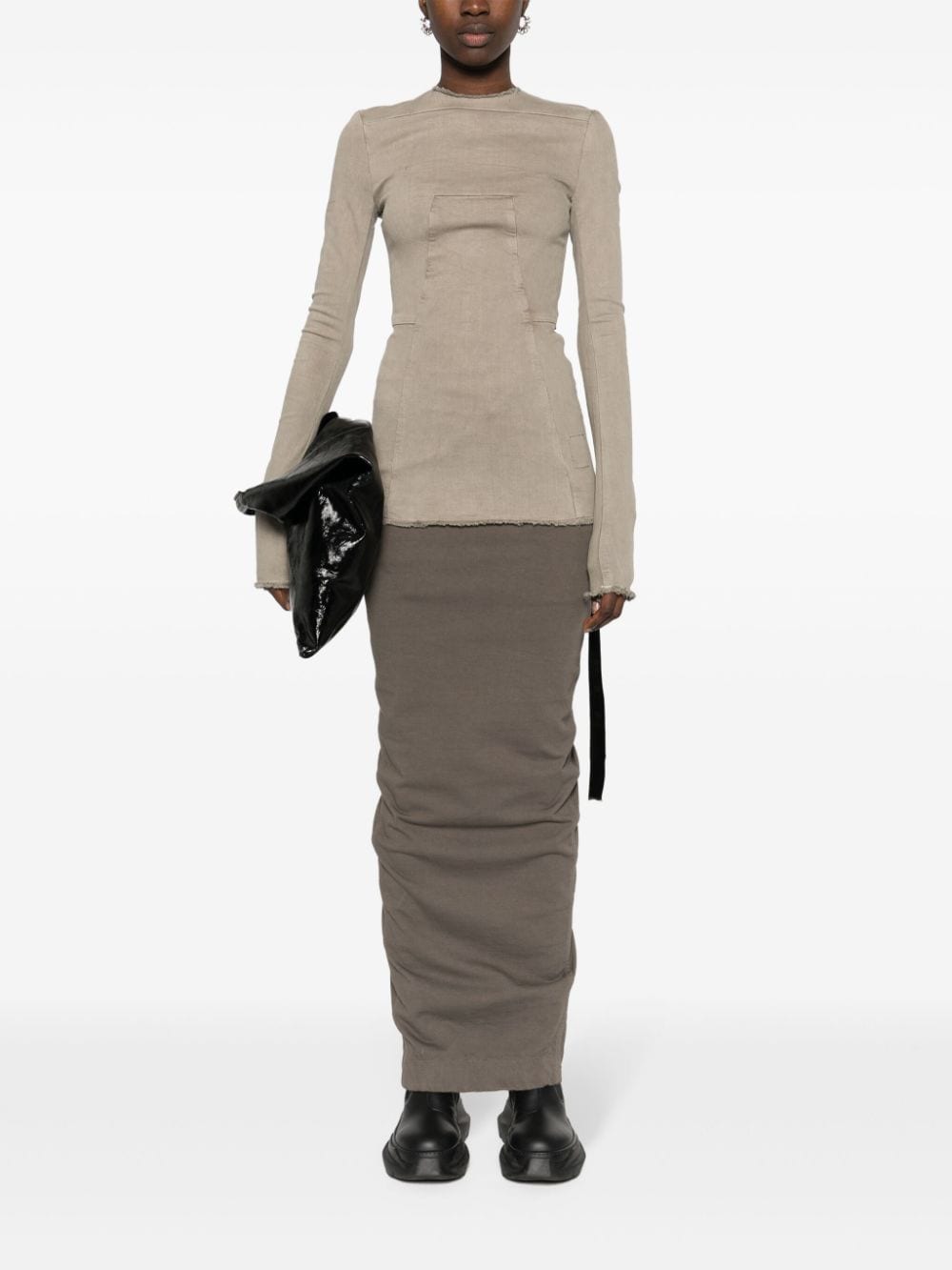 T-shirts et polos Rick Owens Drkshdw en mélange de coton gris