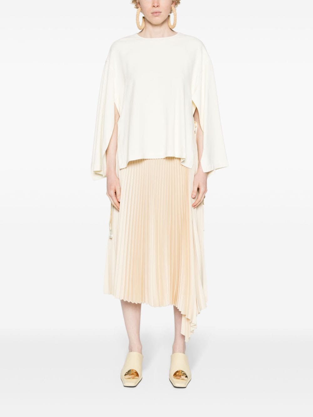 Erika Cavallini Haut Semi-Couture Blanc