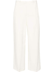 Erika Cavallini Semi-Couture Trousers White