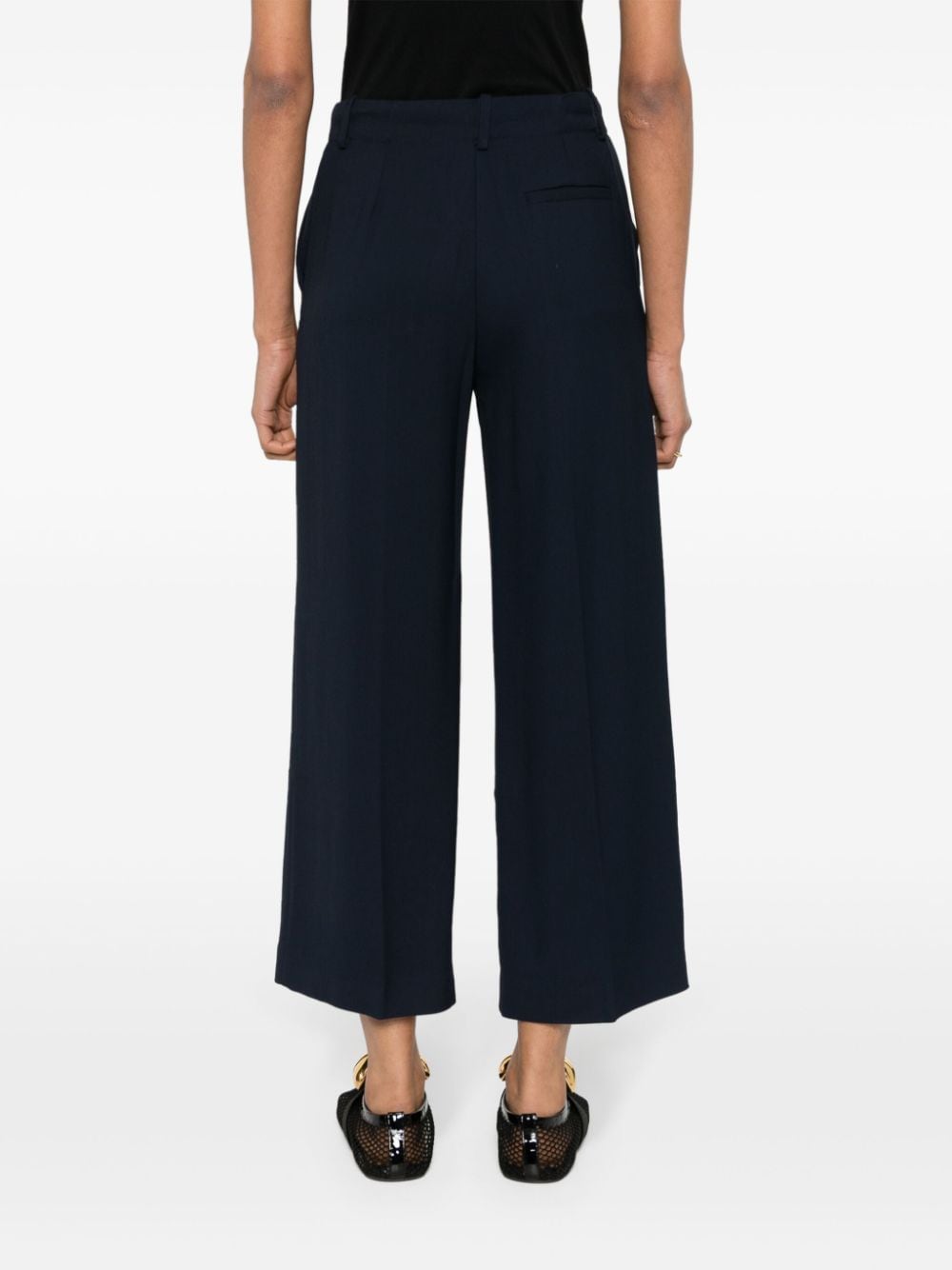 Erika Cavallini Pantalon Semi-Couture Bleu
