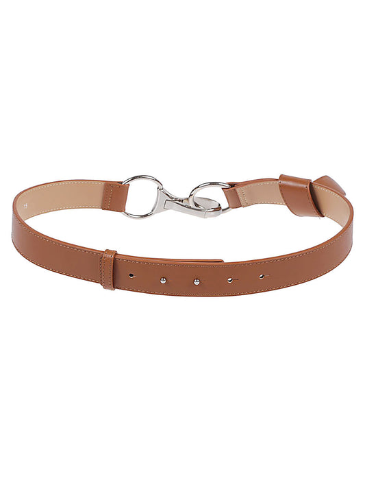 Liviana Conti brown belt with knot detail