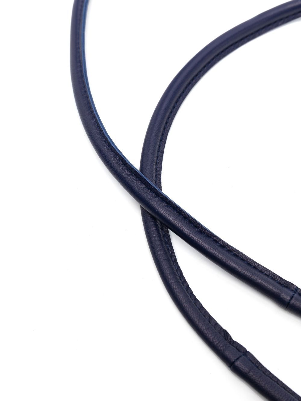 Ceintures Furling By Giani en cuir de veau bleu