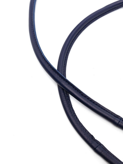 Ceintures Furling By Giani en cuir de veau bleu