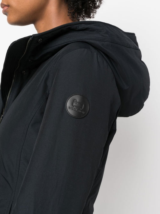 Blue Woolrich Padded Cotton-Blend Coat