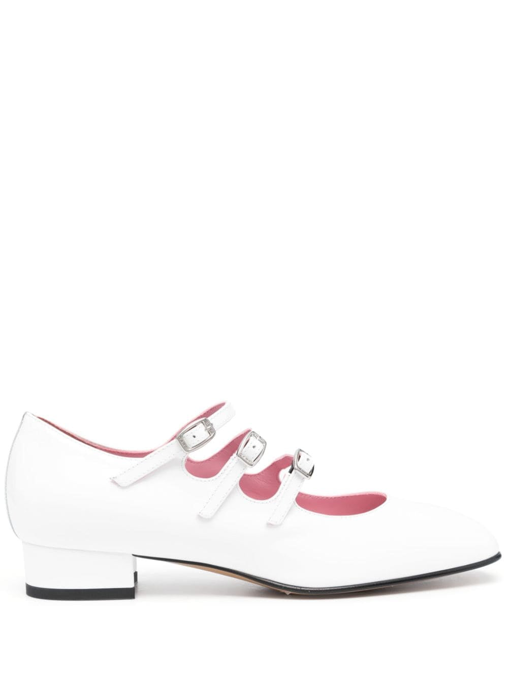 Carel Paris Flat shoes in White calfskin
