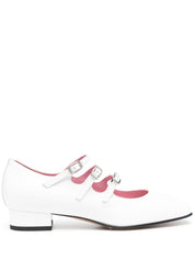 Carel Paris Flat shoes in White calfskin