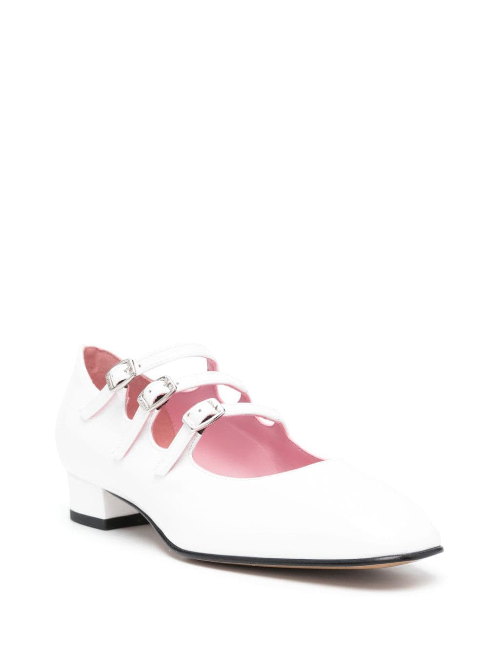 Carel Paris Flat shoes in White calfskin