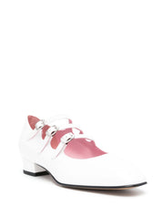 Carel Paris Flat shoes in White calfskin