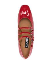 Carel Paris Flat shoes Red calfskin