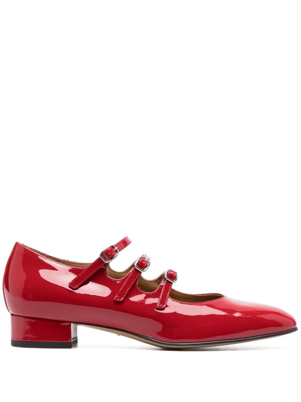 Carel Paris Flat shoes Red calfskin