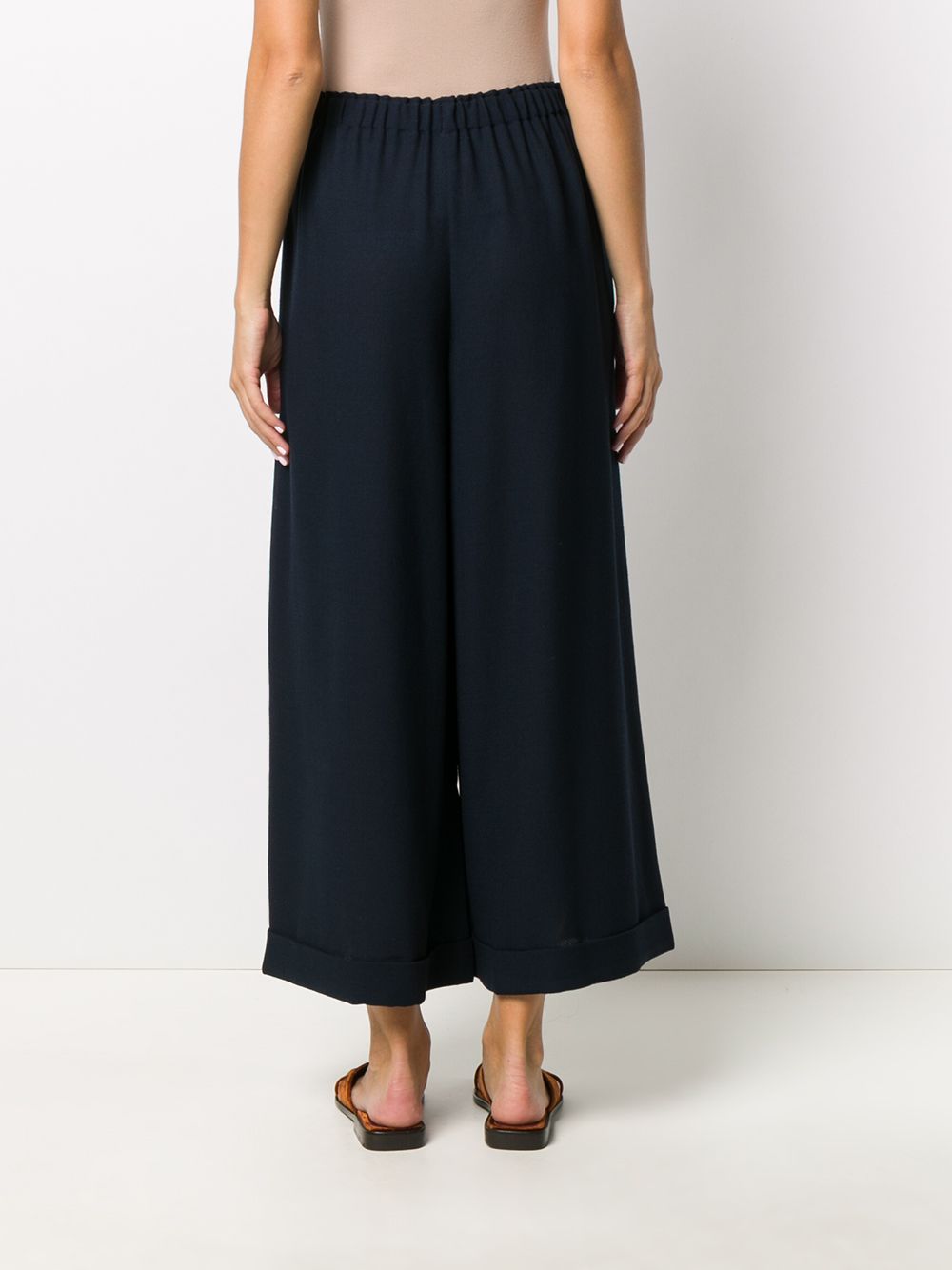Daniela Gregis Trousers Blue wool wide-leg
