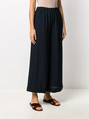 Daniela Gregis Trousers Blue wool wide-leg