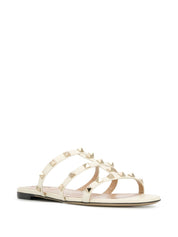 Valentino Garavani Sandals White leather Rockstud