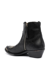 Golden Goose Boots Black leather ankle