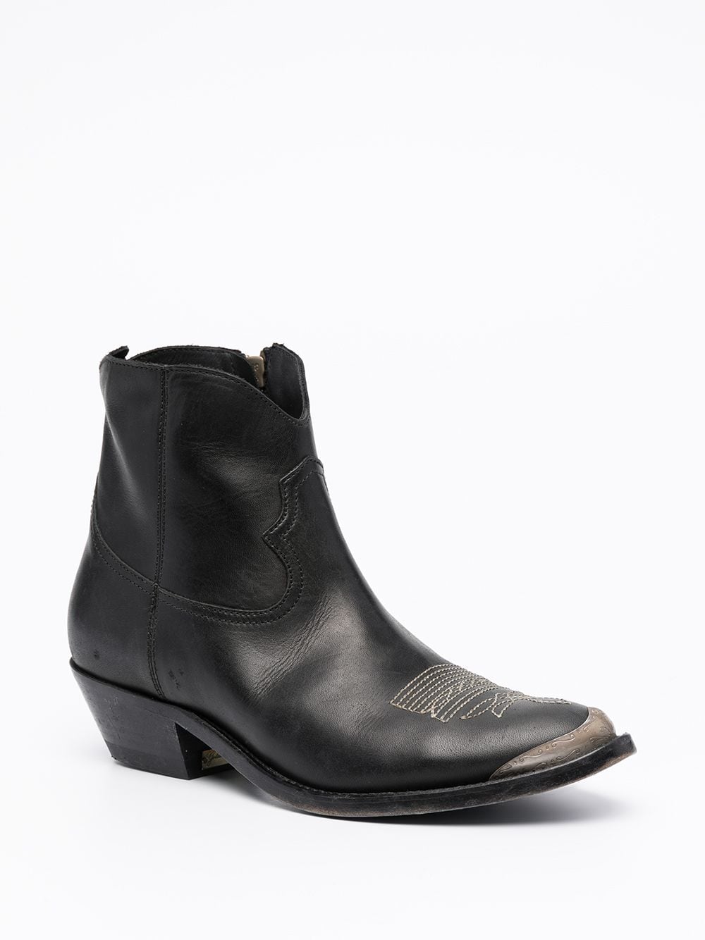 Golden Goose Boots Black leather ankle