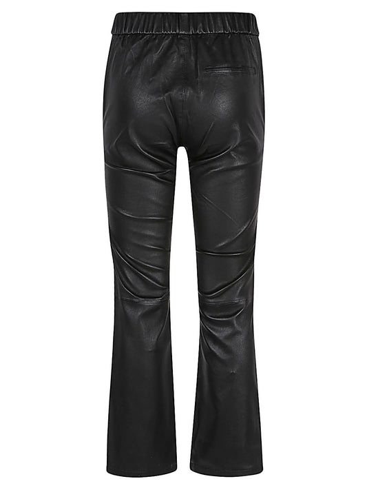 Enes Black Straight Trousers — Elegant Everyday Fit