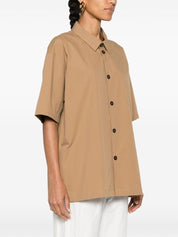 Studio Nicholson Shirts Beige cotton poplin