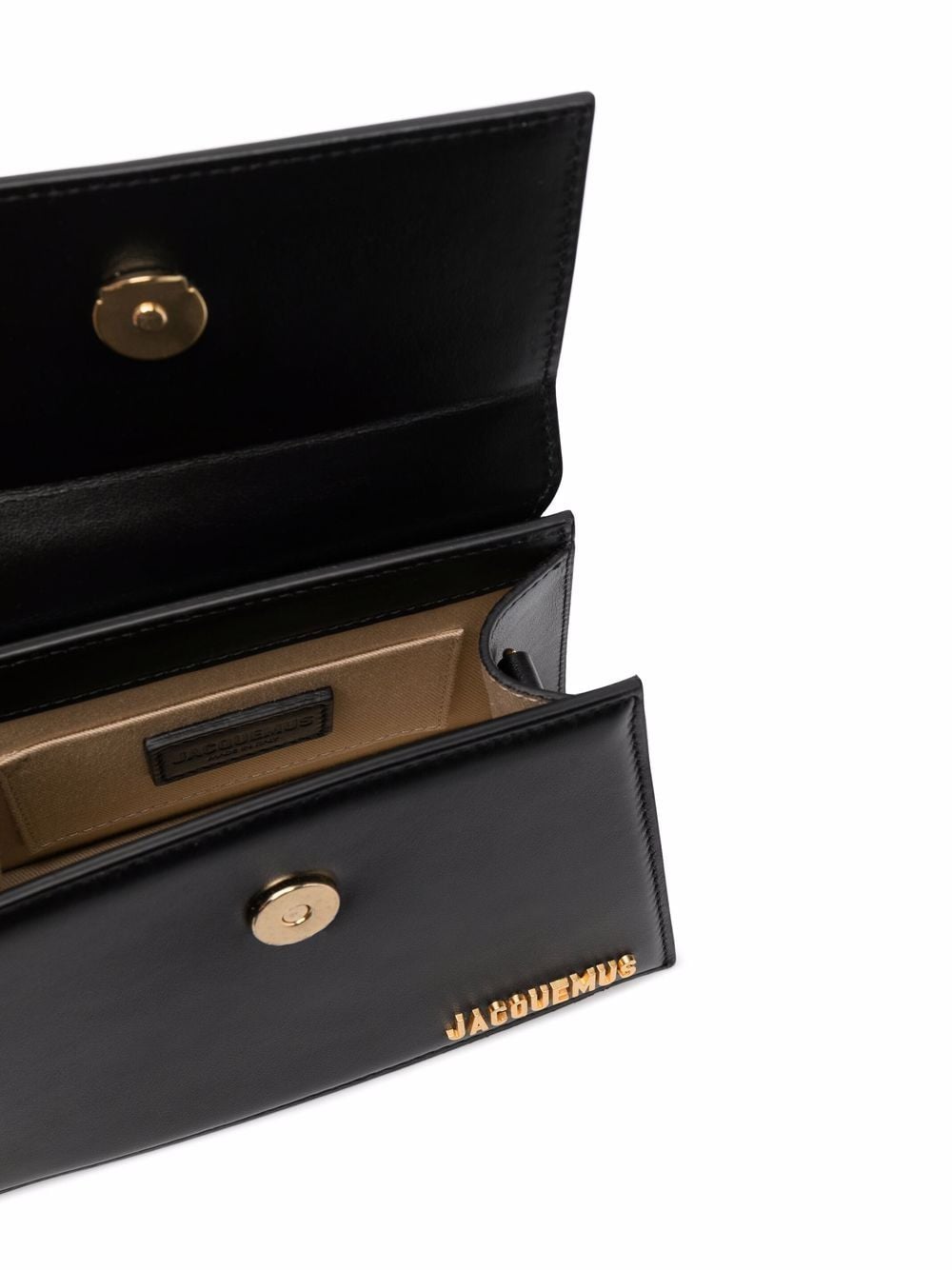 Sac cabas Jacquemus Le Chiquito moyen en cuir noir