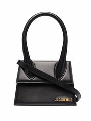 Sac cabas Jacquemus Le Chiquito moyen en cuir noir