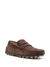 Tod'S Flat shoes in brown calf suede