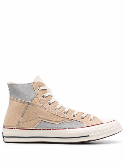 Converse Baskets Plateforme en toile beige