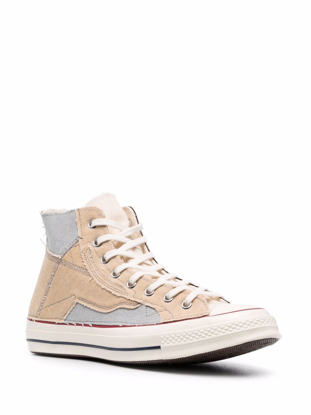 Converse Baskets Plateforme en toile beige