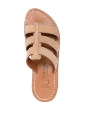 Sandales K Jacques St Tropez en cuir suédé beige
