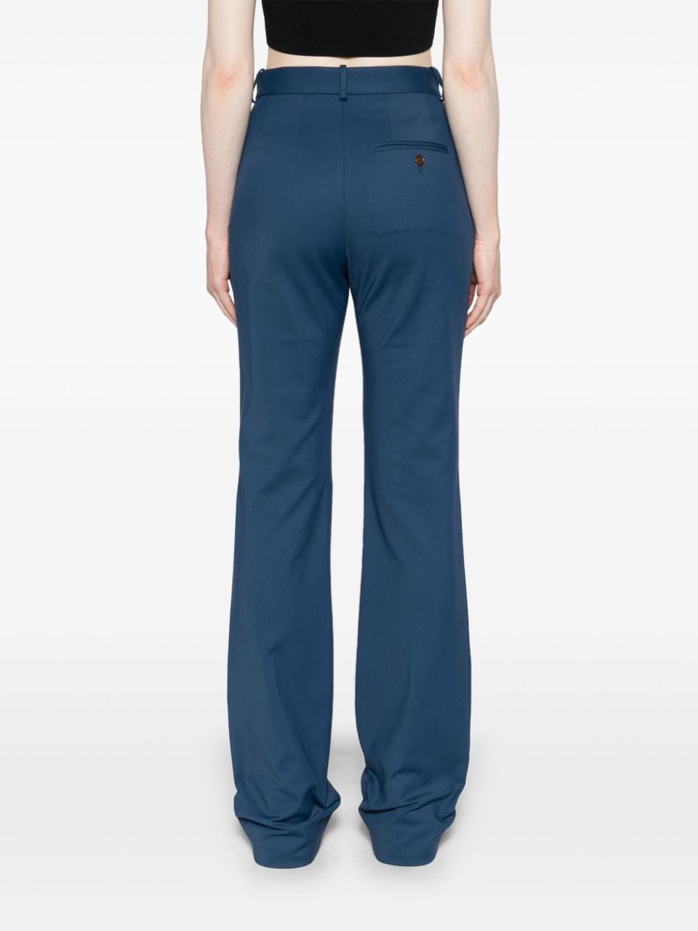 Vivienne Westwood Trousers Blue high-waisted flared