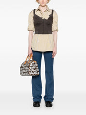 Vivienne Westwood Trousers Blue high-waisted flared