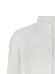 Xacus Pina Shirt — White Stretch Shirt for Women