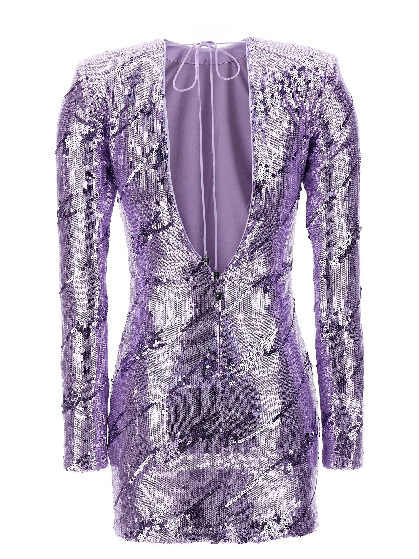 Rotate Birger Christensen Sequin Mini Dress — Purple Skirt