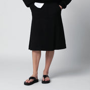 Dries Van Noten Black viscose-blend skirt