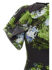 Victoria Beckham Floral Printed Mini Dress — New Arrival