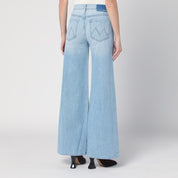 Jean Mother Wide The Undercover en denim délavé bleu clair