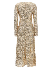 Rotate Birger Christensen Net Sequins Midi Dress