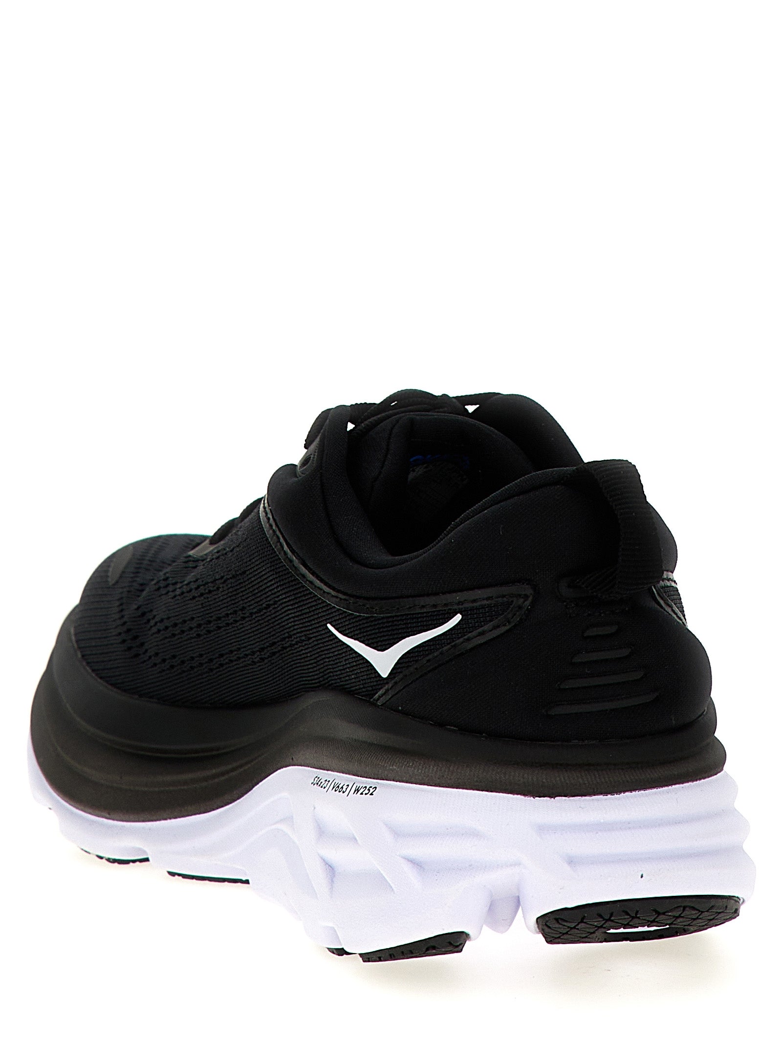 Hoka One One Bondi 8 Sneakers for Men — White/Black