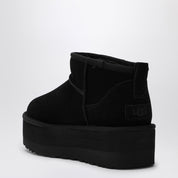 Botte Ugg Classic Ultra Mini noire à plateforme
