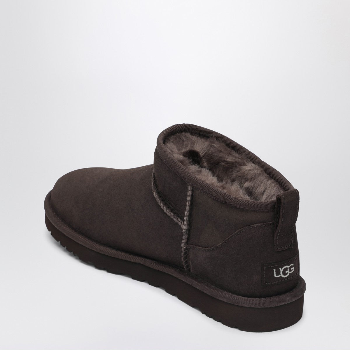 Bottines Ugg Classic Ultra Mini en daim Dusty Cocoa