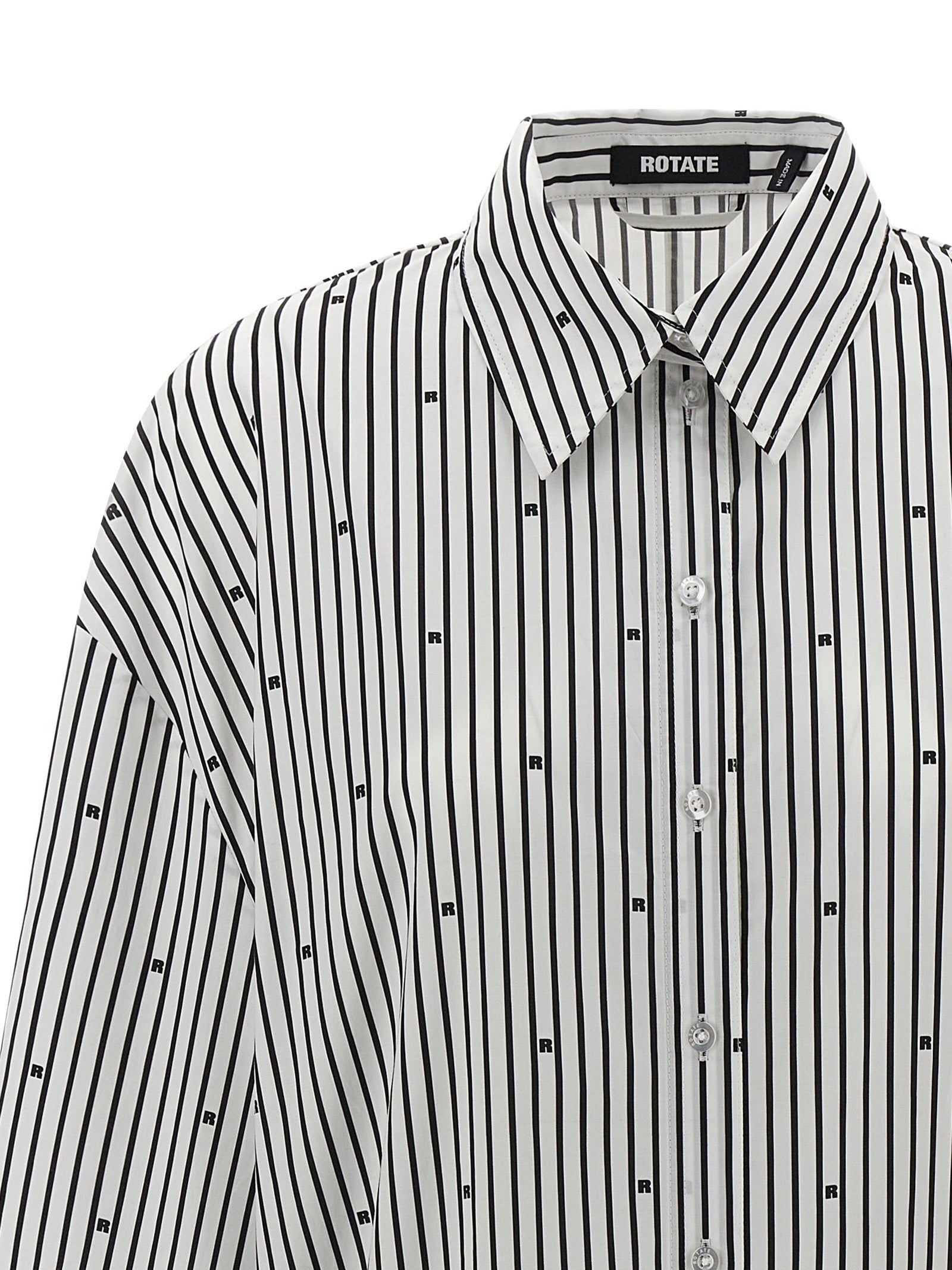 Rotate Birger Christensen Striped Poplin Shirt — Women’s