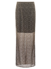 Rotate Birger Christensen Beaded Maxi Skirt