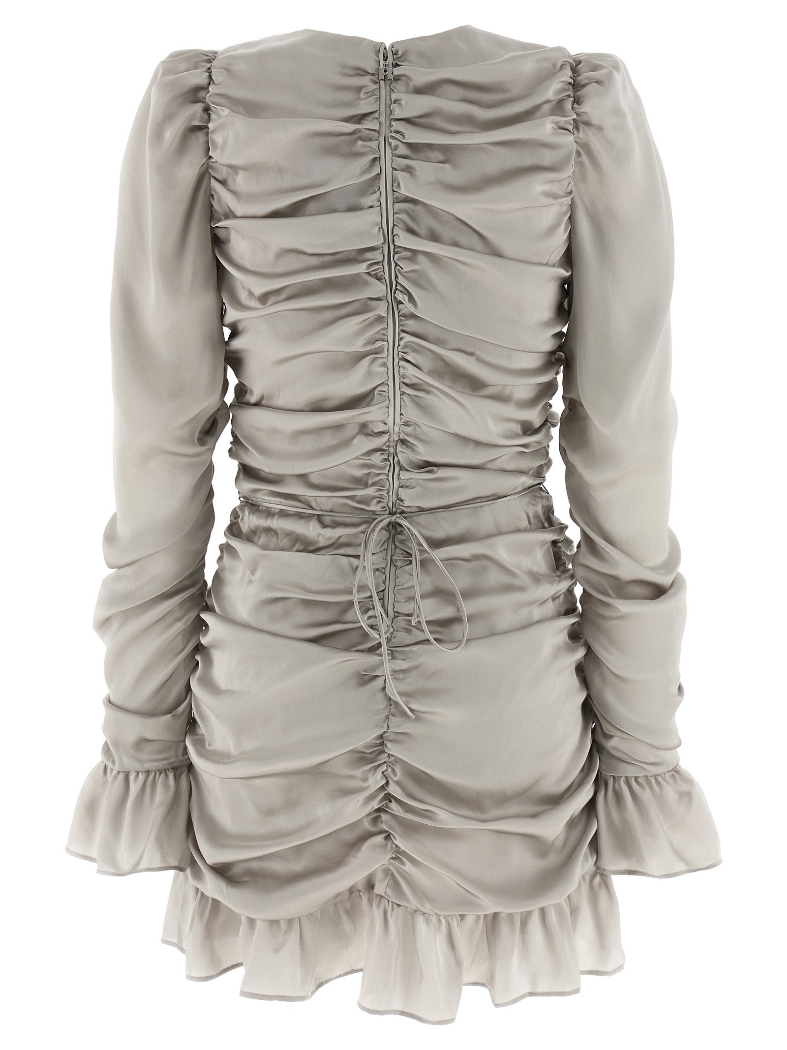 Rotate Birger Christensen Ls Mini Bow Dress