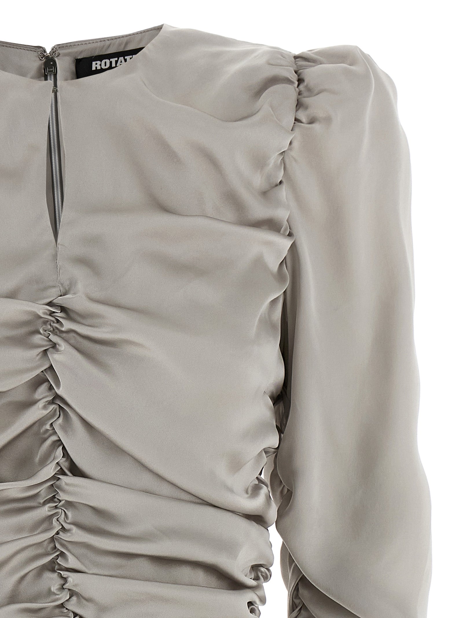 Rotate Birger Christensen Ls Mini Bow Dress