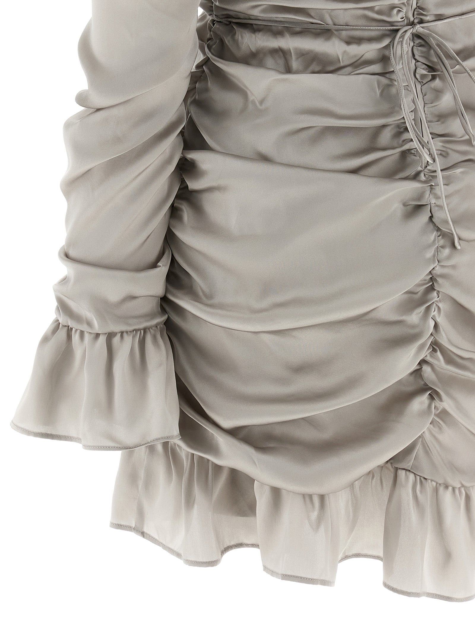 Rotate Birger Christensen Ls Mini Bow Dress