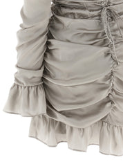 Rotate Birger Christensen Ls Mini Bow Dress