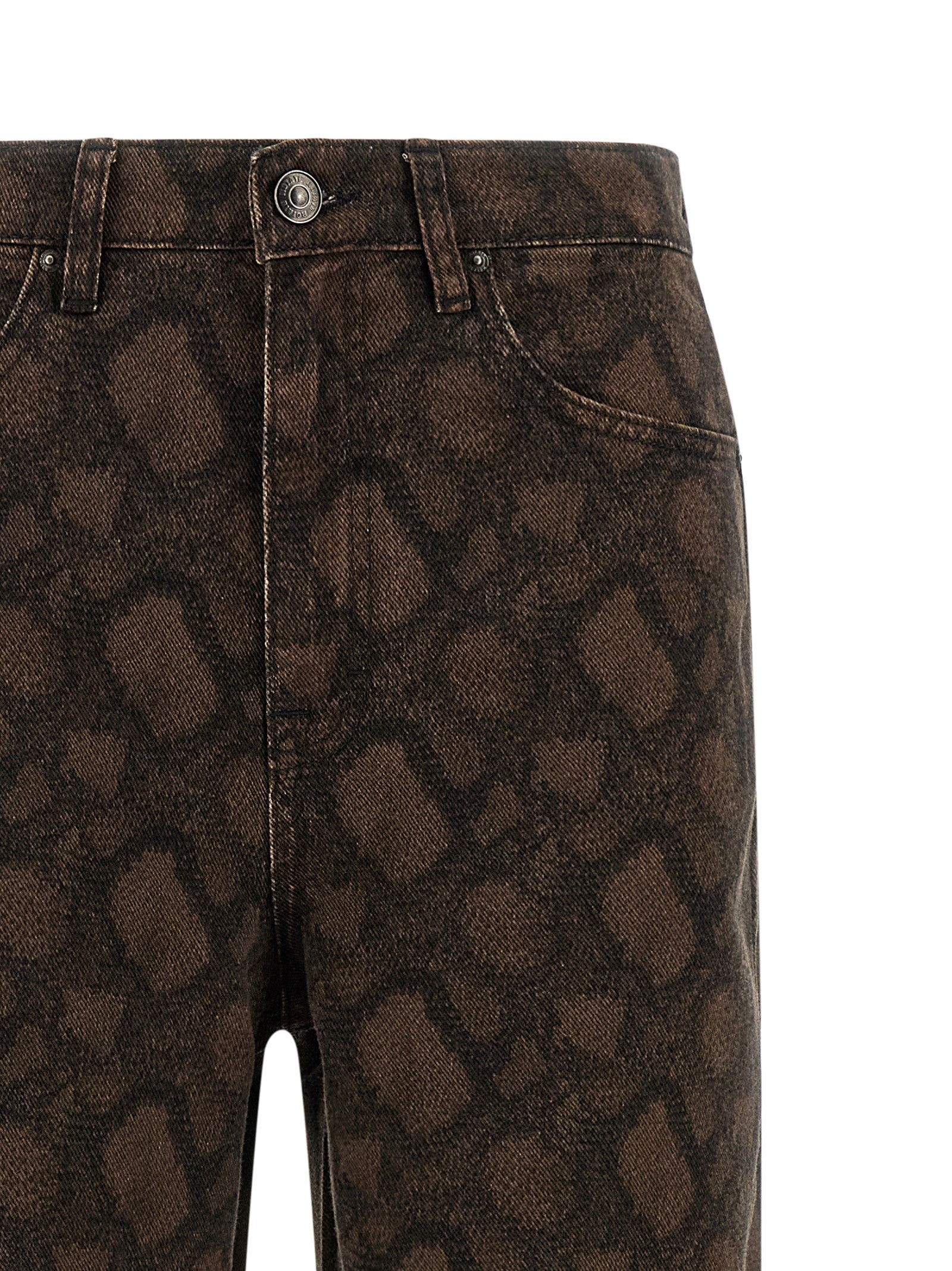 Rotate Birger Christensen Animal Print Jeans — High Waist