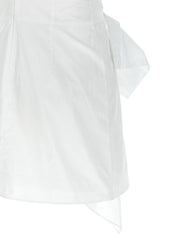 Rotate Birger Christensen White Bow Dress — Mini Dress