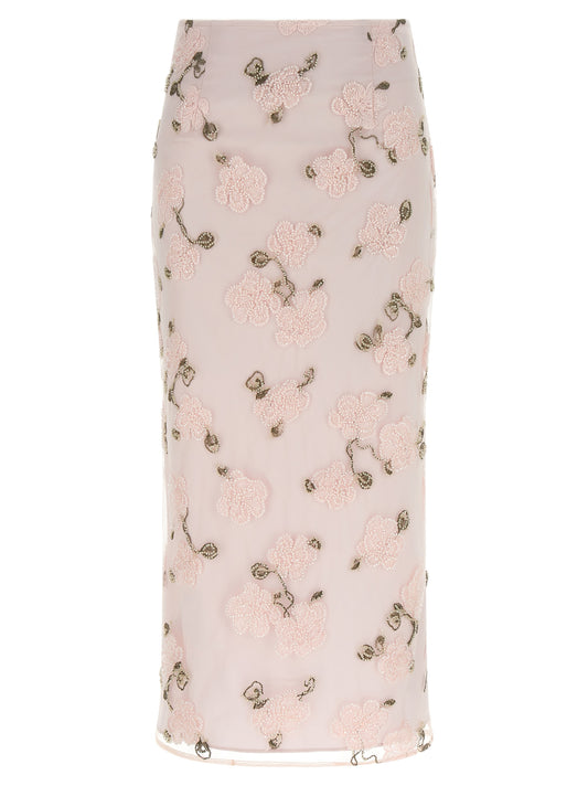 Rotate Birger Christensen Sequin Pencil Skirt