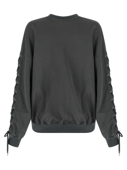 Rotate Birger Christensen Lacing Crewneck Sweatshirt