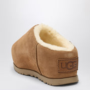 Ugg Pumped chestnut slipper in suede