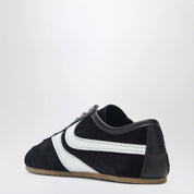 Dries Van Noten Black/white leather and suede Sneakers